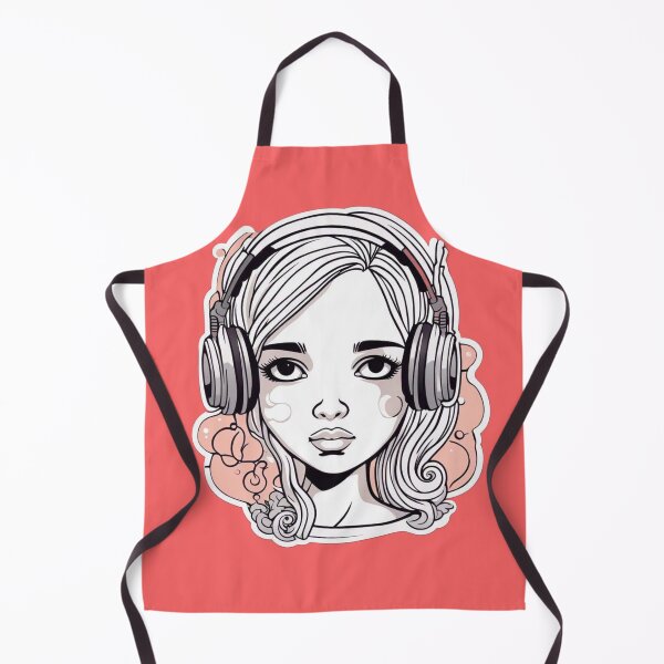 Item preview, Girl with Headphones #2 designed and sold by HauntedOpera.