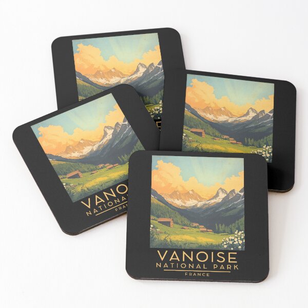 Item preview, A Vintage Travel Poster of Vanoise National Park - France  designed and sold by GoodOldVintage.