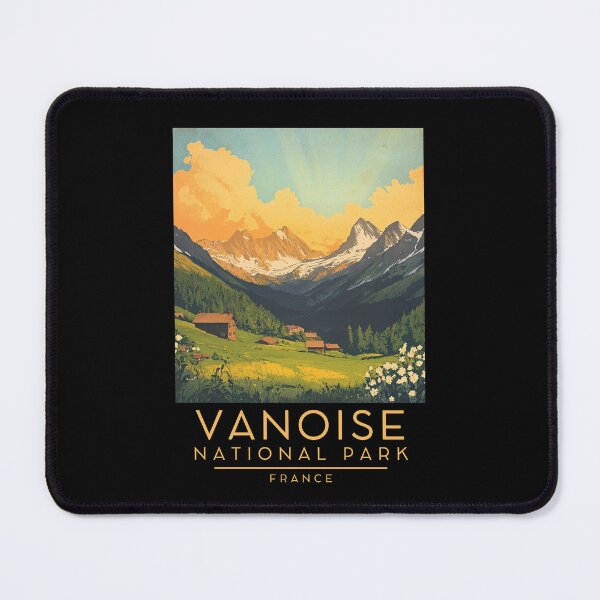 Item preview, A Vintage Travel Poster of Vanoise National Park - France  designed and sold by GoodOldVintage.