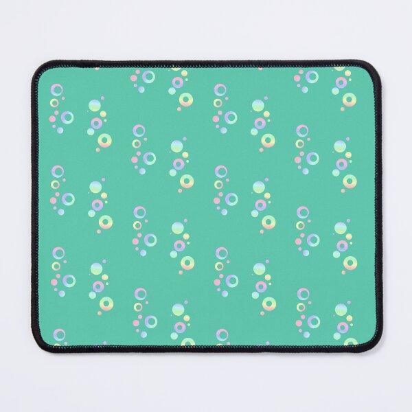 Item preview, Pastel rainbow iridescent green dot pattern  | Green circles and dots designed and sold by lausn.