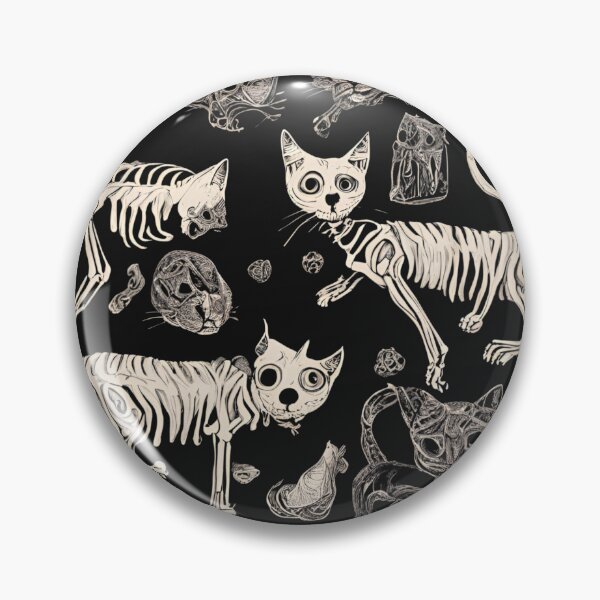 Item preview, POST-APOCALYPTIC SKELETAL ARMY - MUTANT CATS designed and sold by IronStandard.