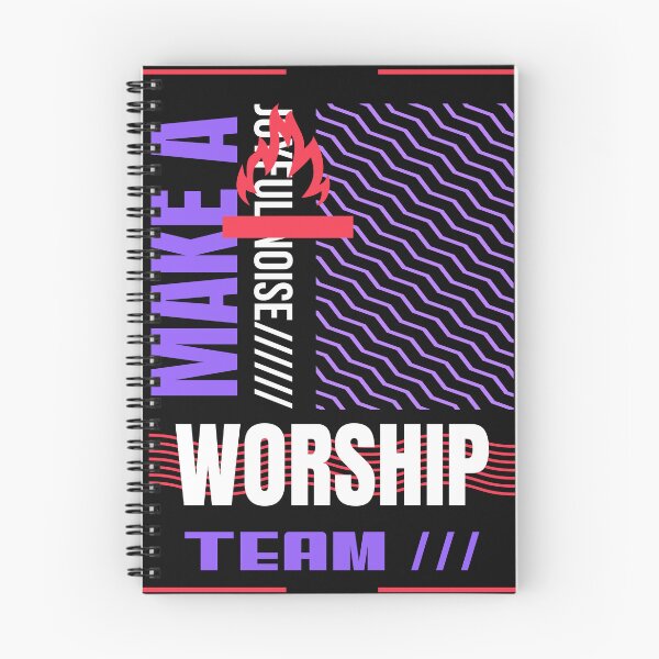 Item preview, Worship Team Make a Joyful Noise Holy Spirit Flame Praise designed and sold by tshirtart2024.