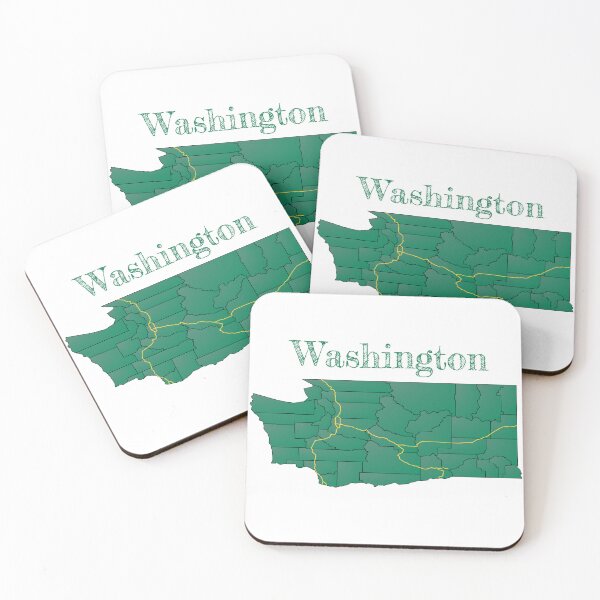 Item preview, Washington Counties & Interstates designed and sold by PhilbonianDezin.