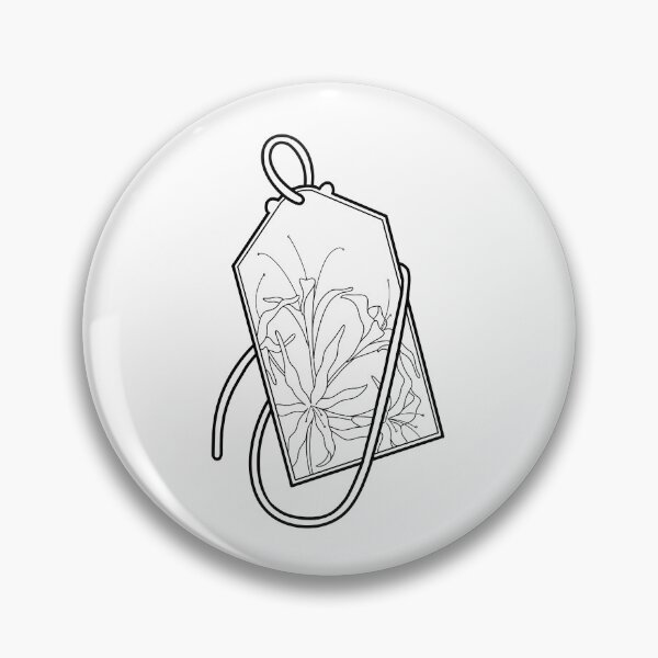 Item preview, Omamori with spider lilies designed and sold by Karina Bucior.