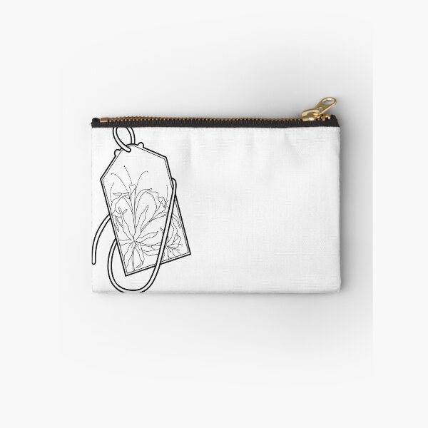 Item preview, Omamori with spider lilies designed and sold by Karina Bucior.