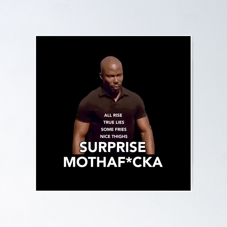 Surprise | Doakes Dexter Meme | Funny | Humor | TV Shows Sticker