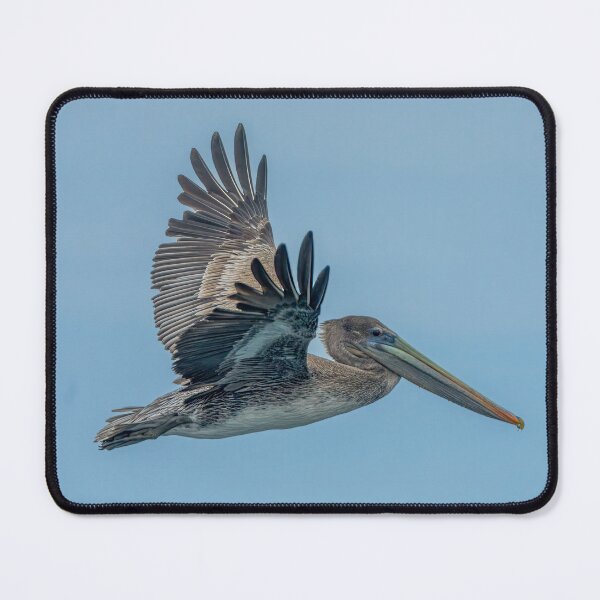 Item preview, Brown Pelican Flying Above the Sea designed and sold by SafariByMarisa.