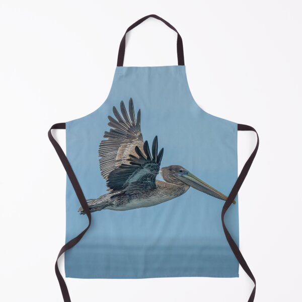 Item preview, Brown Pelican Flying Above the Sea designed and sold by SafariByMarisa.