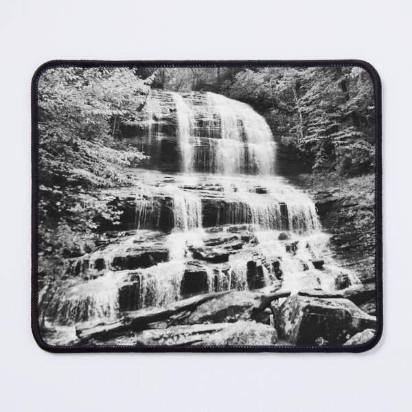 Item preview, Beautiful Pearsons Falls Vertical Black And White designed and sold by LisaWootenPhoto.