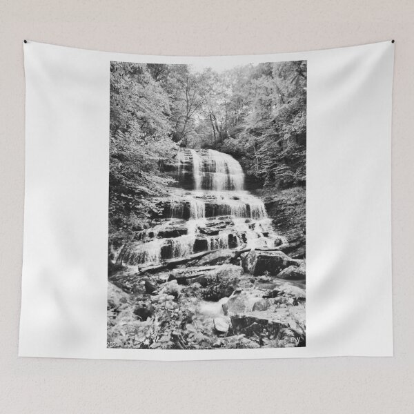 Item preview, Beautiful Pearsons Falls Vertical Black And White designed and sold by LisaWootenPhoto.
