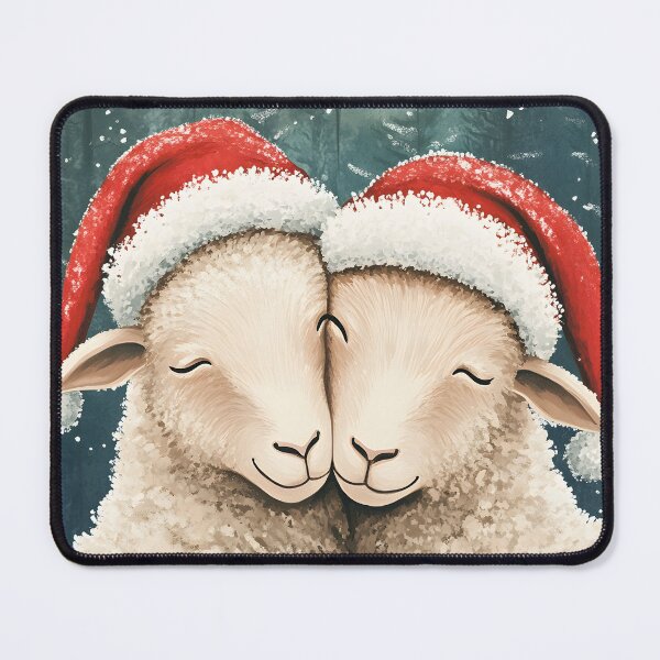 Item preview, ovejas navideñas designed and sold by PuzzleBoxCorner.