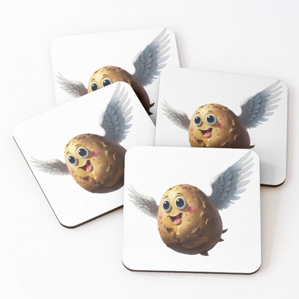 Item preview, flying potato with angel wings designed and sold by Kupeliemre.
