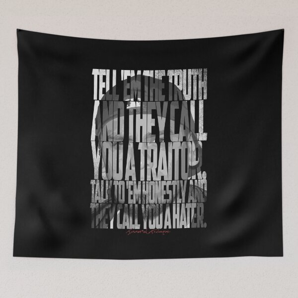 Item preview, Immortal Technique Portrait with Lyric Typography designed and sold by Enea Kelo.