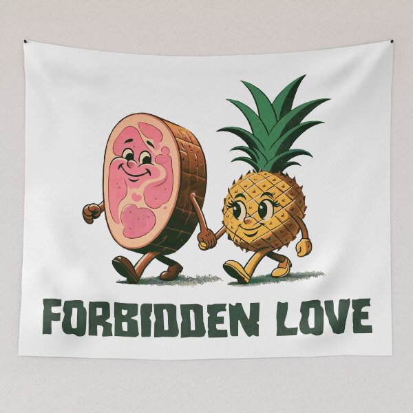 Item preview, Forbidden Love Ham and Pineapple designed and sold by goatboyjr.