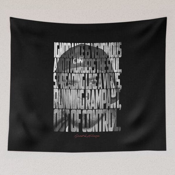 Item preview, Immortal Technique Portrait with Lyric Typography designed and sold by Enea Kelo.