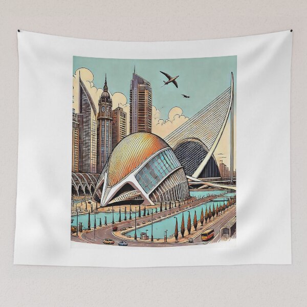 Item preview, The City of Arts and Sciences Valencia City Photography - Spain designed and sold by AddlPoolart.