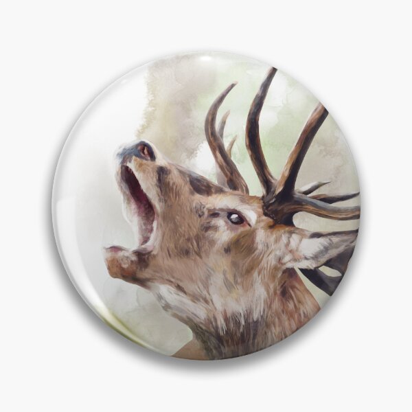 Item preview, Red Deer With Foliage designed and sold by Elyse Illustrations.