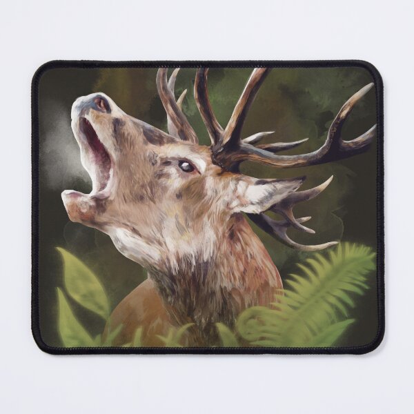 Item preview, Red Deer With Foliage designed and sold by Elyse Illustrations.