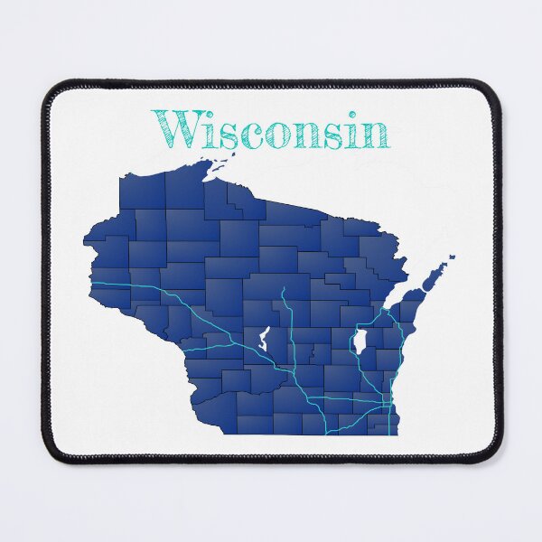 Item preview, Wisconsin Counties & Interstates designed and sold by PhilbonianDezin.