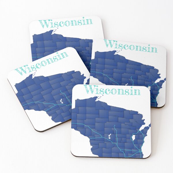 Item preview, Wisconsin Counties & Interstates designed and sold by PhilbonianDezin.