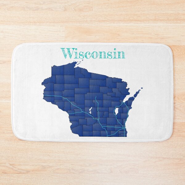 Item preview, Wisconsin Counties & Interstates designed and sold by PhilbonianDezin.