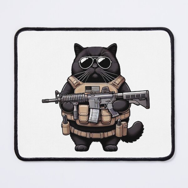 Item preview, Tactical Cat designed and sold by RAWLIFEGRAPHIC.