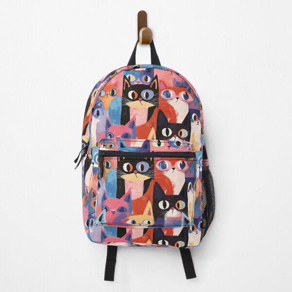 Item preview, Colourful Cat Pattern designed and sold by HardysHouse.