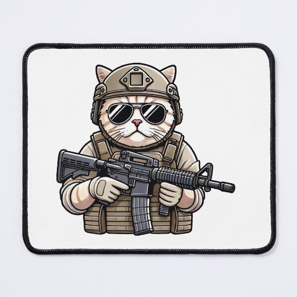 Item preview, Tactical Cat designed and sold by RAWLIFEGRAPHIC.