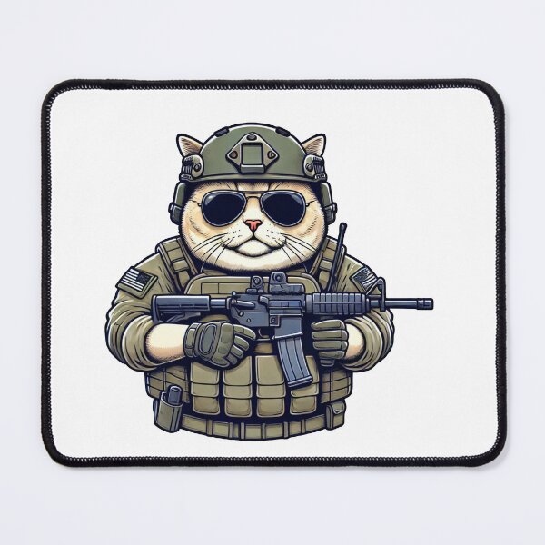 Item preview, Tactical Cat designed and sold by RAWLIFEGRAPHIC.