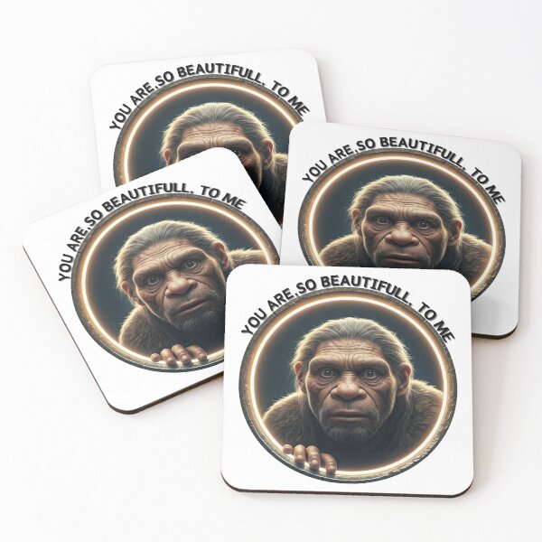 Item preview, The Stone Age Casanova! – 'You Are So Beautiful, To Me' Artwork" ?? designed and sold by Guryl Michal Designs.