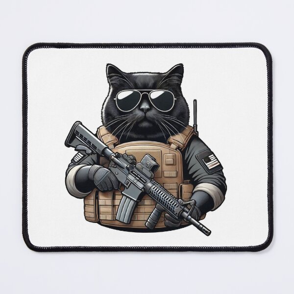 Item preview, Tactical Cat designed and sold by RAWLIFEGRAPHIC.