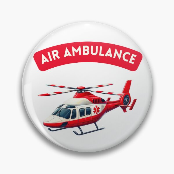 Item preview, Air Ambulance Helicopter Illustration - Emergency Medical Design designed and sold by Psycho-Crazy.