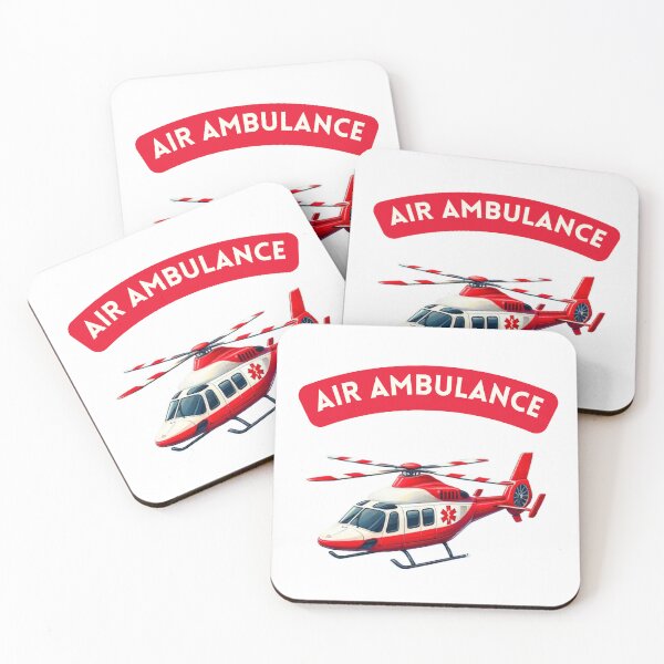 Item preview, Air Ambulance Helicopter Illustration - Emergency Medical Design designed and sold by Psycho-Crazy.