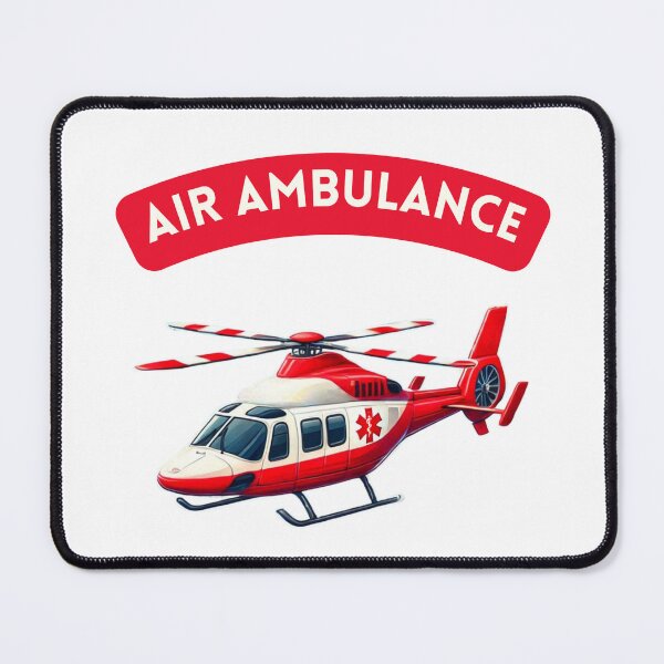 Item preview, Air Ambulance Helicopter Illustration - Emergency Medical Design designed and sold by Psycho-Crazy.