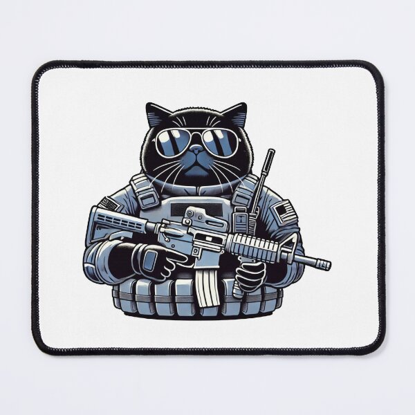 Item preview, Tactical Cat designed and sold by RAWLIFEGRAPHIC.