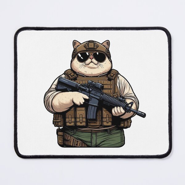 Item preview, Tactical Cat designed and sold by RAWLIFEGRAPHIC.