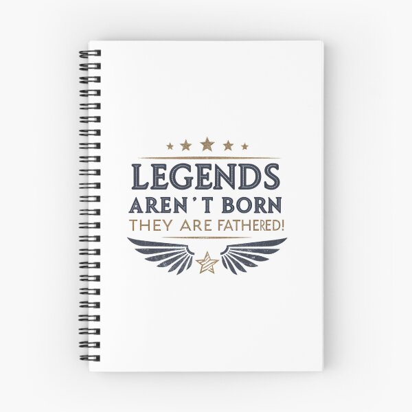 Item preview, Legends Aren’t Born, They’re Fathered – Inspirational Fatherhood Quote Design designed and sold by Colorful-Garden.