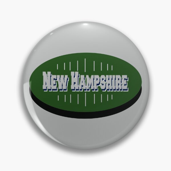 Item preview, Durham New Hampshire NH State Name Football Logo  designed and sold by Lartheviking.