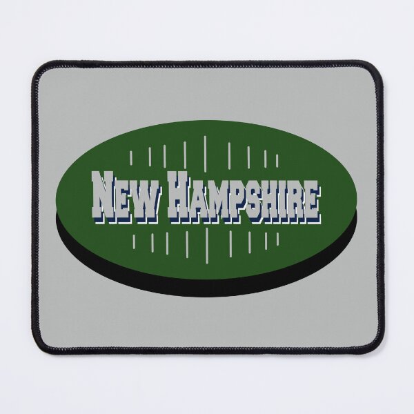 Item preview, Durham New Hampshire NH State Name Football Logo designed and sold by Lartheviking.