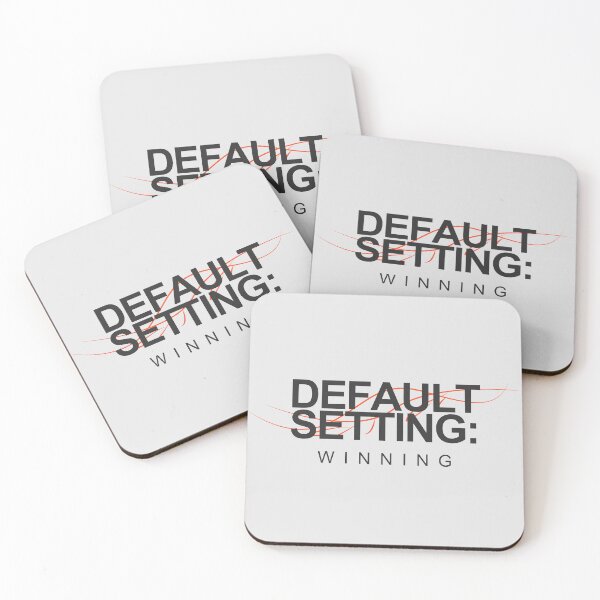 Item preview, Default Setting: Winning - Motivational Design for Entrepreneurs, Athletes, Gamers, Students, and Competitive Spirit Individuals designed and sold by bldworld.