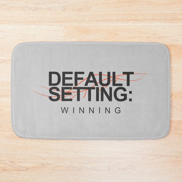 Item preview, Default Setting: Winning - Motivational Design for Entrepreneurs, Athletes, Gamers, Students, and Competitive Spirit Individuals designed and sold by bldworld.