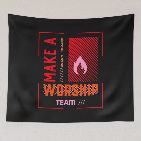 Item preview, Worship Team, Joyful Noise, Holy Spirit, Flame, Praise, Church Team, Musician, Singer, Praiser,  designed and sold by tshirtart2024.