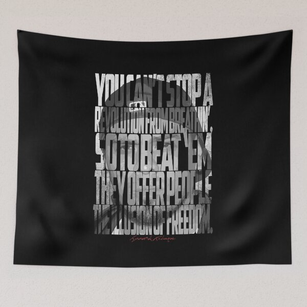 Item preview, Immortal Technique Portrait with Lyric Typography designed and sold by Enea Kelo.