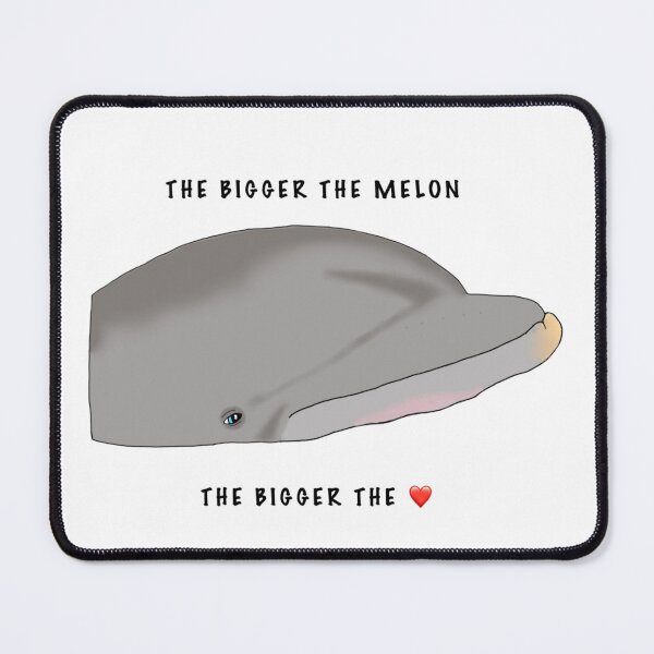 Item preview, Griffith Dolphin “The Bigger The Melon The Bigger The Heart” designed and sold by tidaldreams.