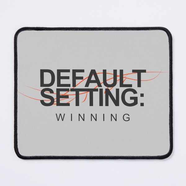 Item preview, Default Setting: Winning - Motivational Design for Entrepreneurs, Athletes, Gamers, Students, and Competitive Spirit Individuals designed and sold by bldworld.