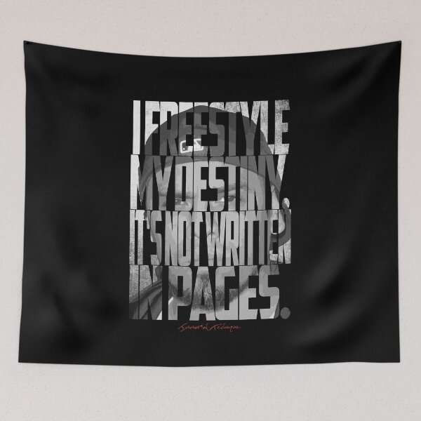 Item preview, Immortal Technique Portrait with Lyric Typography designed and sold by Enea Kelo.