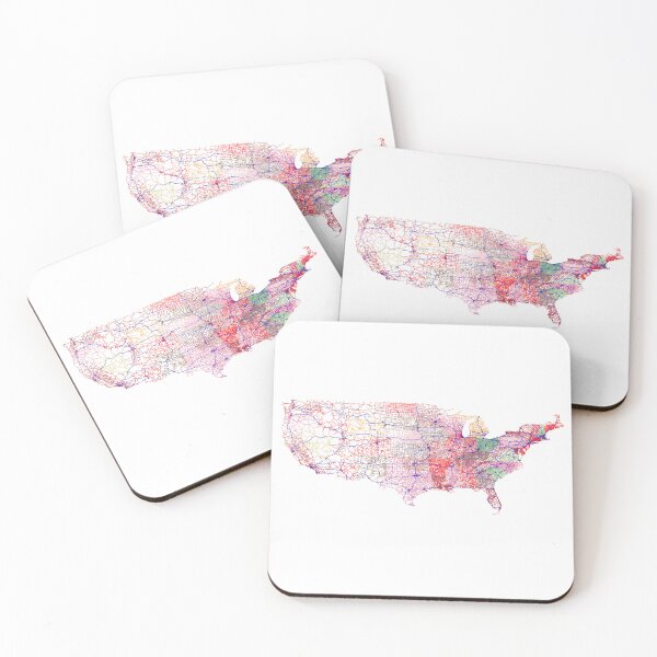 Item preview, United States Major Roads designed and sold by PhilbonianDezin.