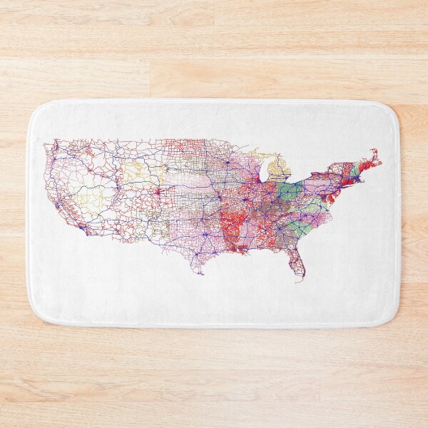 Item preview, United States Major Roads designed and sold by PhilbonianDezin.