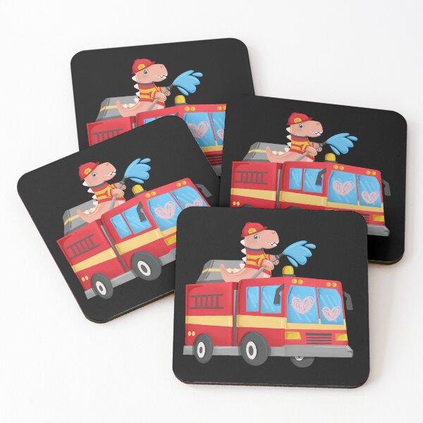 Item preview, FireSaurus, best gift for the little ones who love dinosaurs and firefighting designed and sold by FelkMariShop.