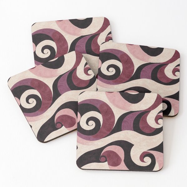 Item preview, Elegant Burgundy Swirls designed and sold by haleymaree.